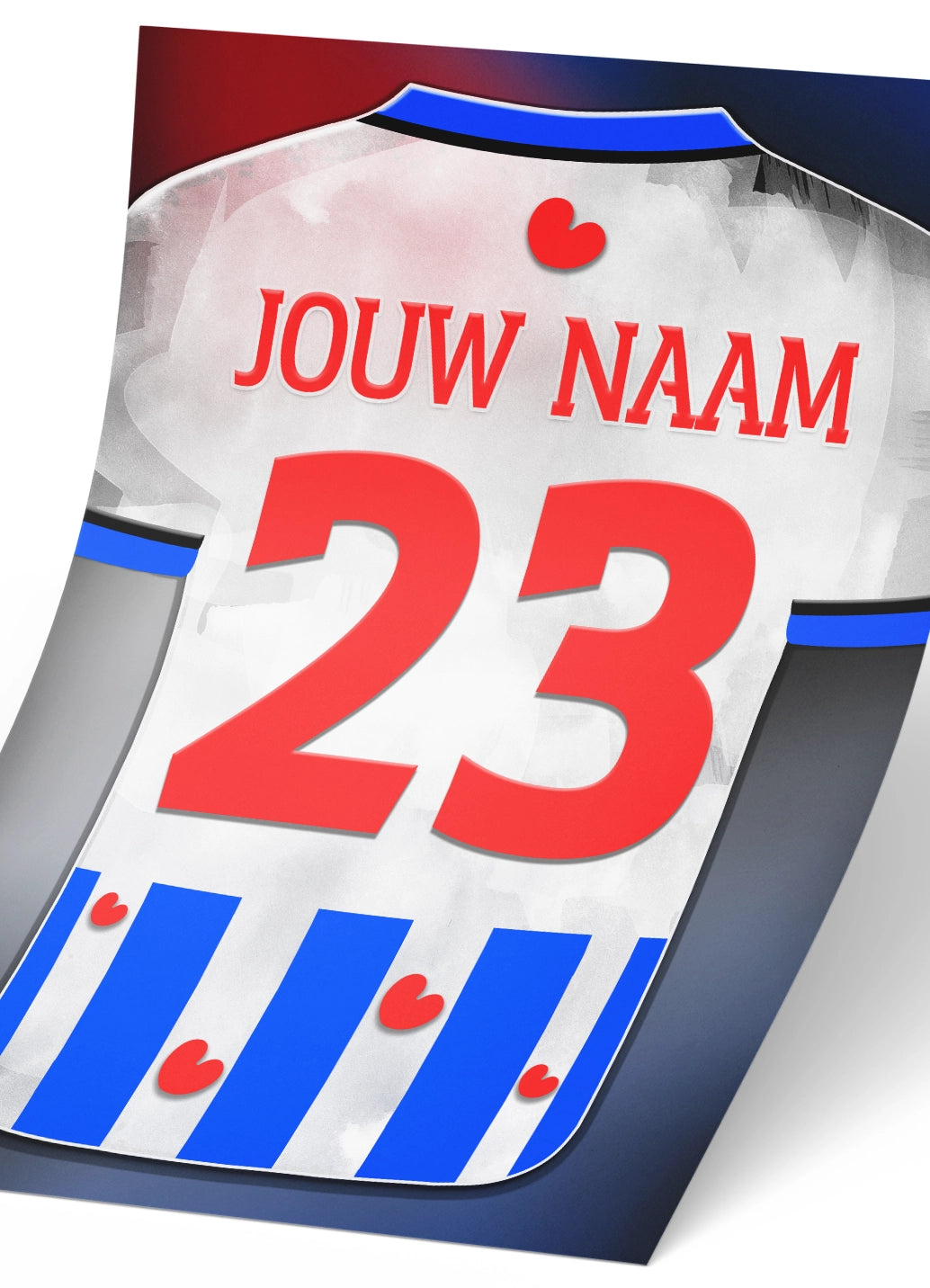 SC Heerenveen poster met personalisatie