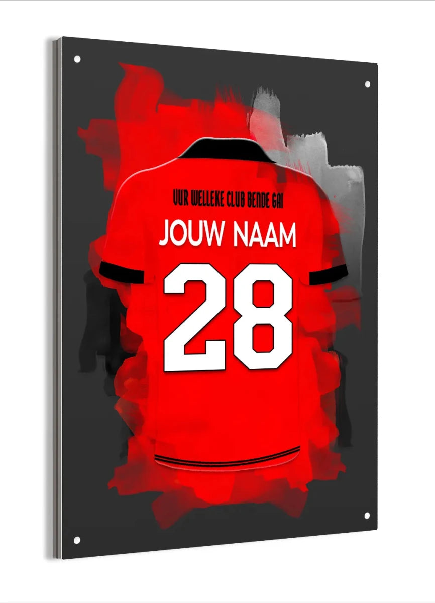 Helmond Sport Voetbal Aluminium Dibond Wanddecoratie Mancave