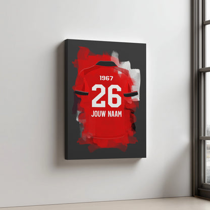 Helmond Sport Voetbal Aluminium Dibond Wanddecoratie Mancave