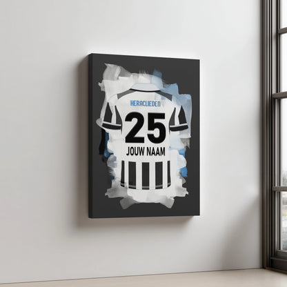 Heracles Almelo Aluminium Dibond Mancave Voetbal Cadeau Man
