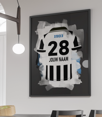 Heracles Almelo Voetbal Poster Met Naam Voetbalfan Cadeau
