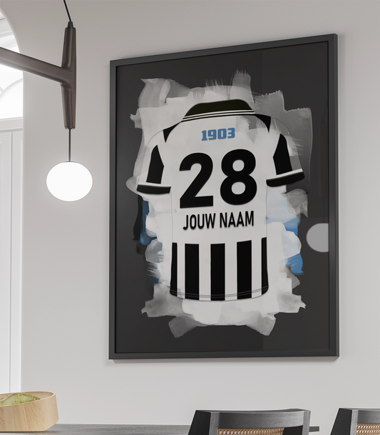 Heracles Almelo Voetbal Poster Met Naam Voetbalfan Cadeau