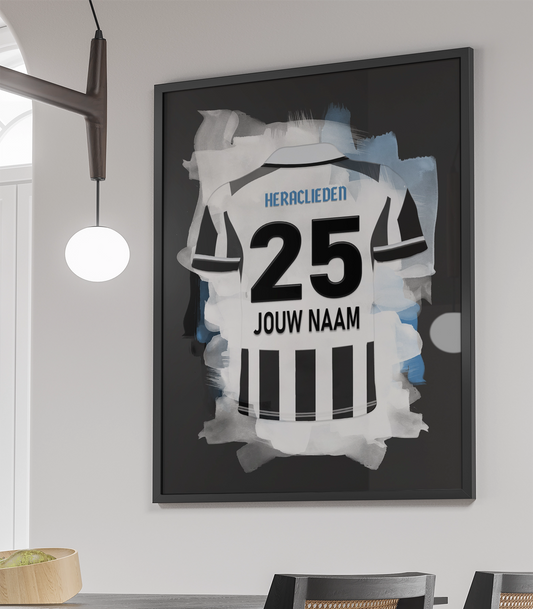 Heracles Almelo Voetbal Poster Met Eigen Naam Verjaardag Cadeau