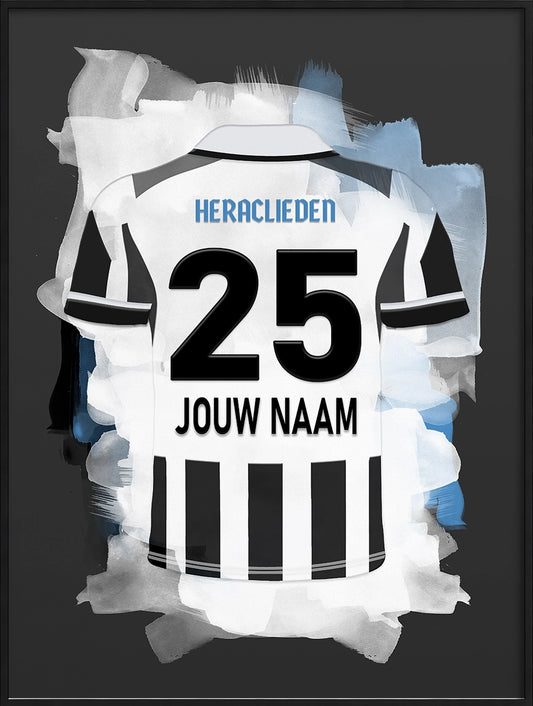 Heracles Almelo Voetbal Poster Gepersonaliseerd Voetbalfan Cadeau