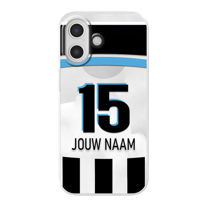 Heracles Almelo 2025-2026 telefoonhoesje met personalisatie - Apple iPhone telefoonhoesjes - Voetbal fan kado 
