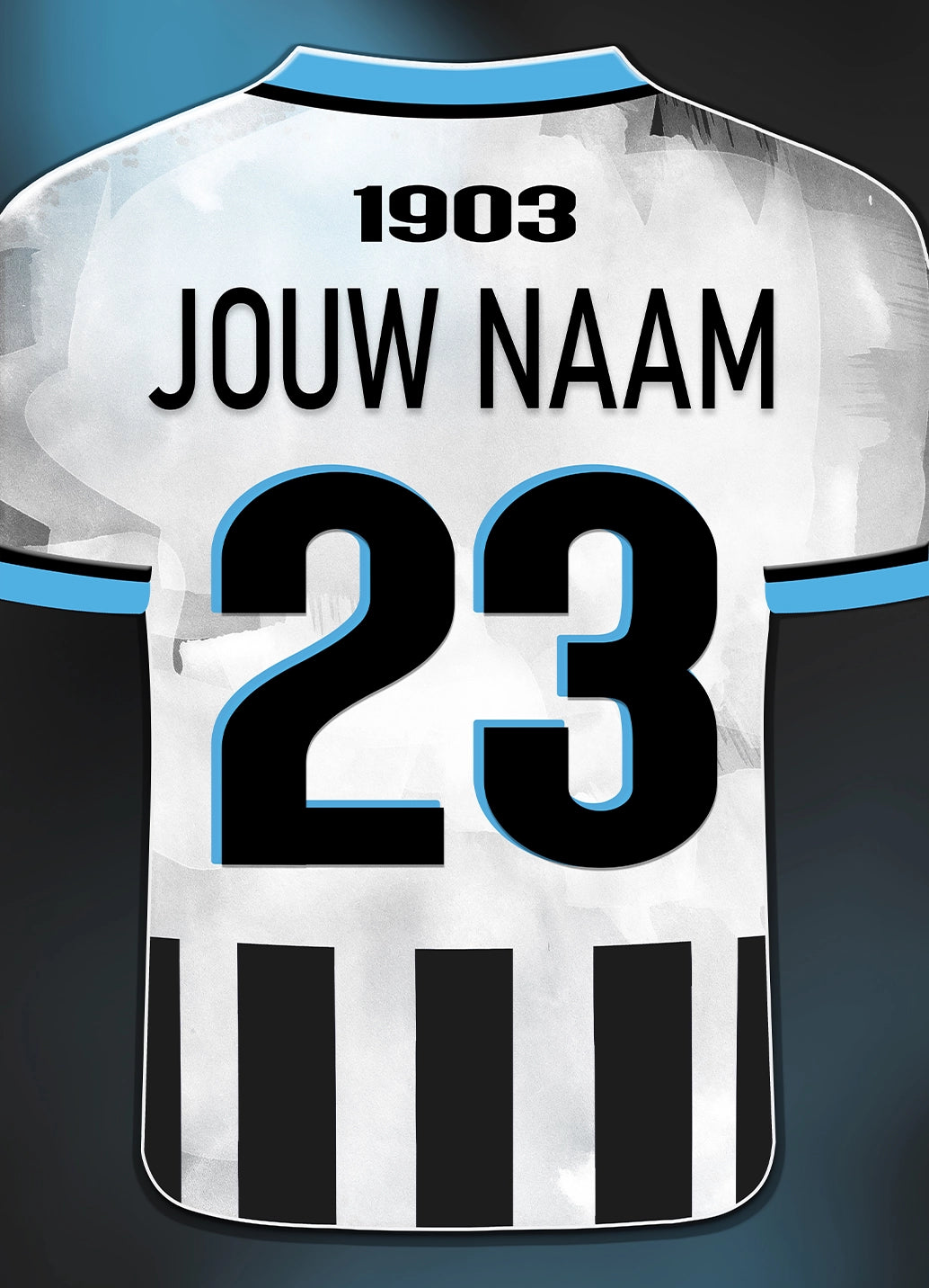 Heracles Almelo poster met naam en rugunummer