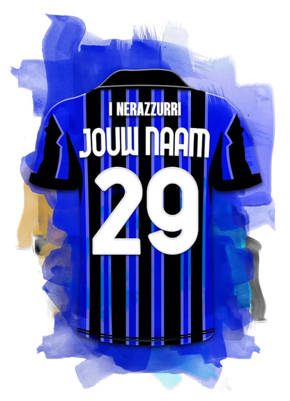 Chelsea FC Voetbal Poster Met Eigen Naam