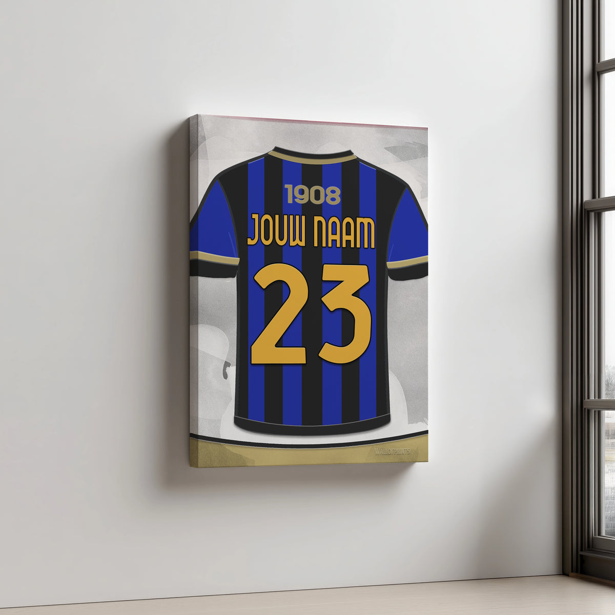 Inter Milan Wanddecoratie Aluminium Dibond Mancave Voetbalfan