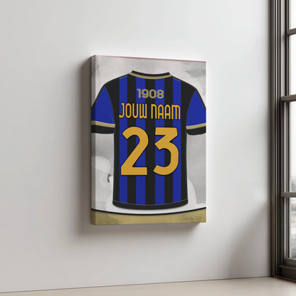 Inter Milan Wanddecoratie Aluminium Dibond Mancave Voetbalfan