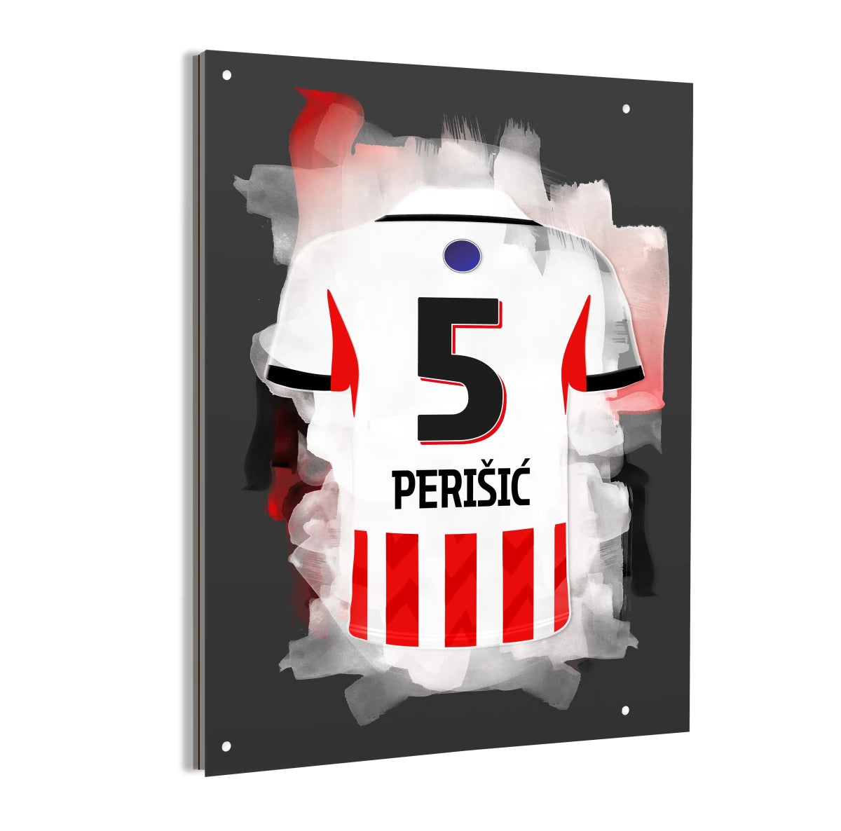 Ivan Perisic Aluminium Dibond PSV Tenue Wanddecoratie