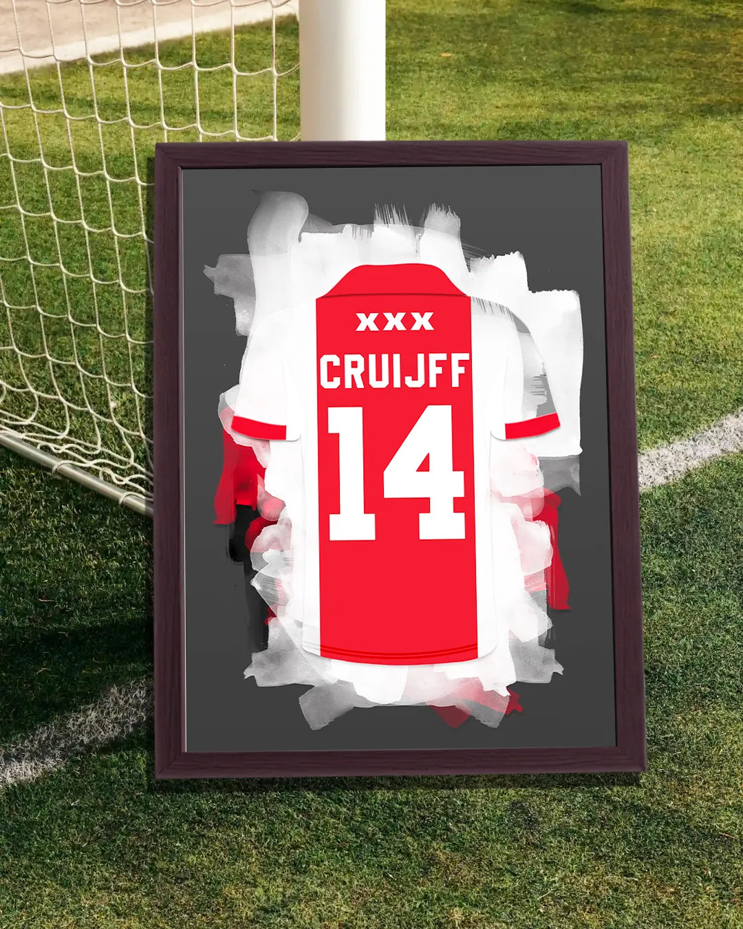 Cruijff Ingelijste Poster Ajax Wanddecoratie