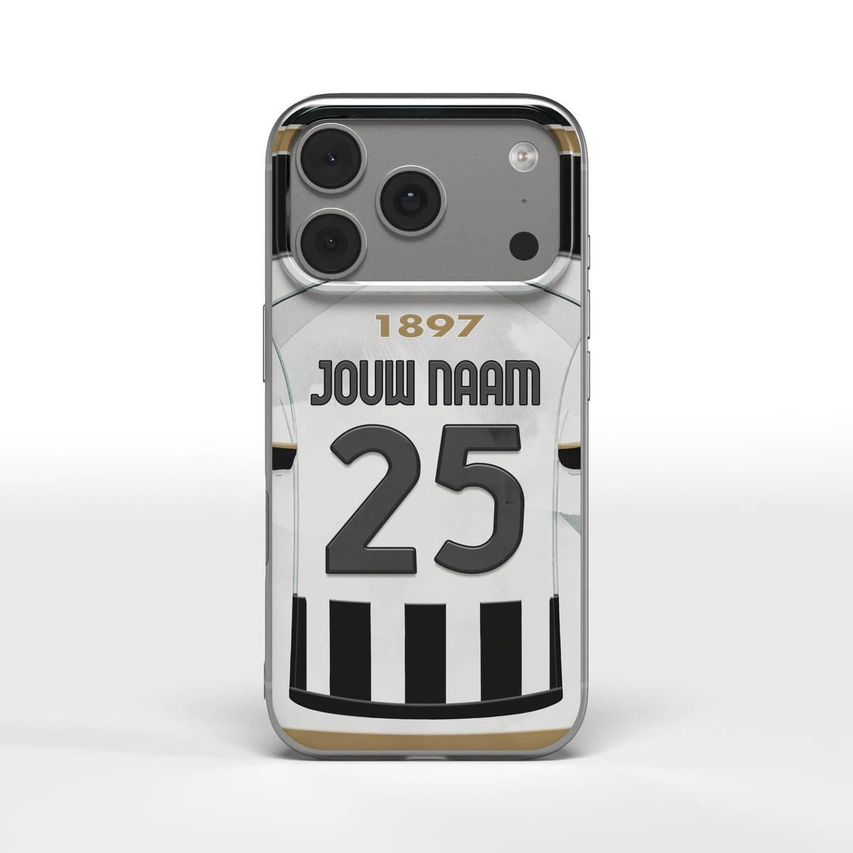 Juventus Telefoonhoesje Gepersonaliseerd Voetbal Cadeau
