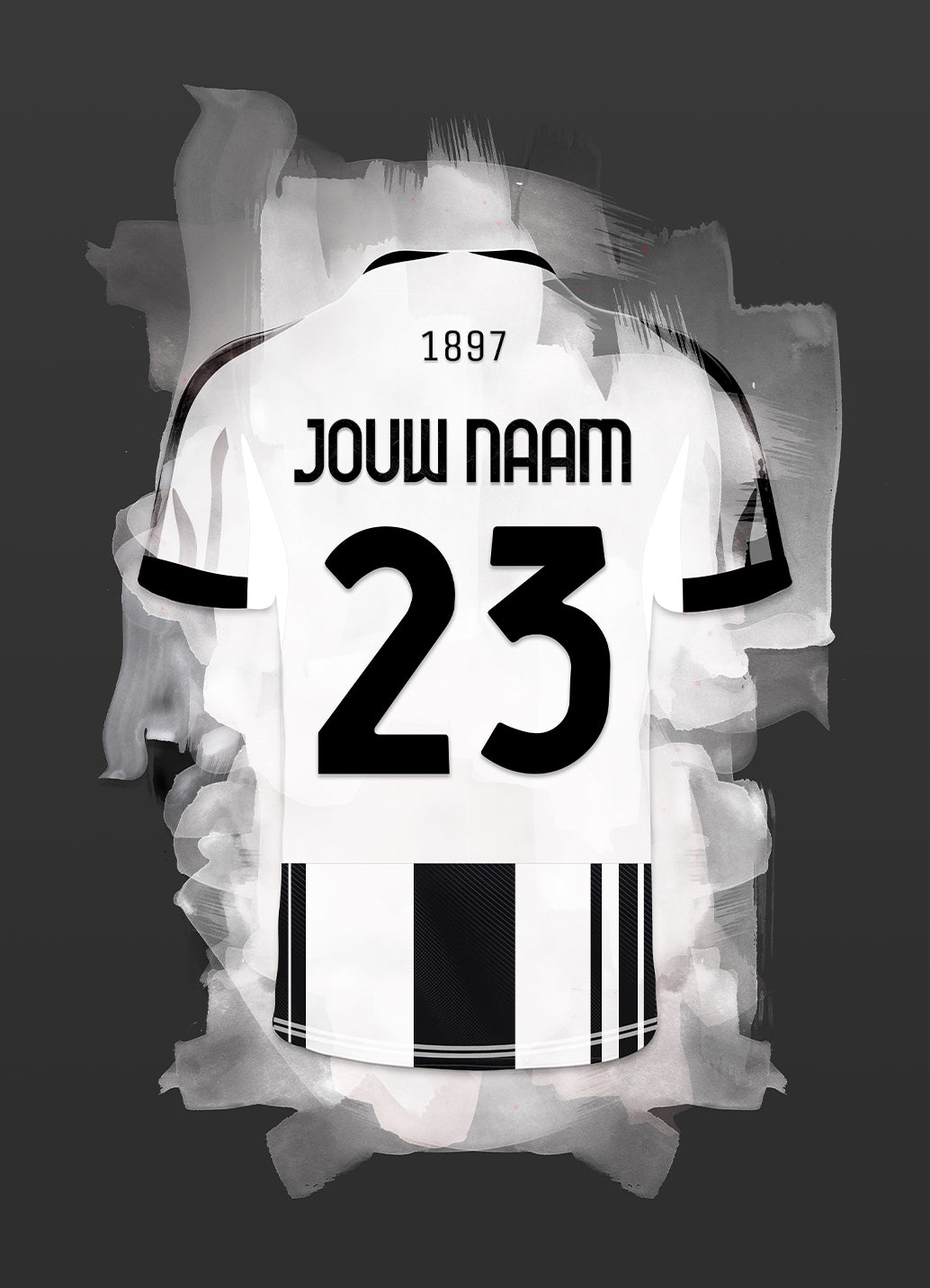Juventus Turijn poster met naam kopen