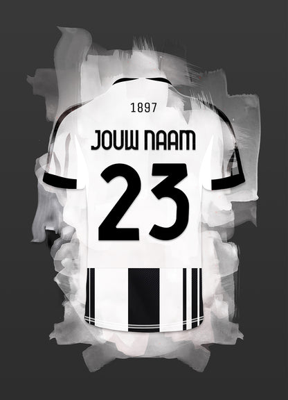 Juventus Turijn poster met naam kopen