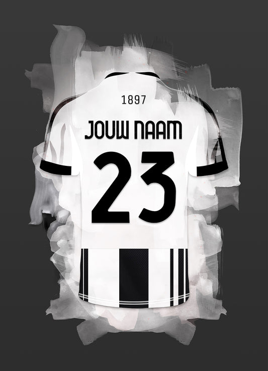 Juventus Turijn poster met naam kopen