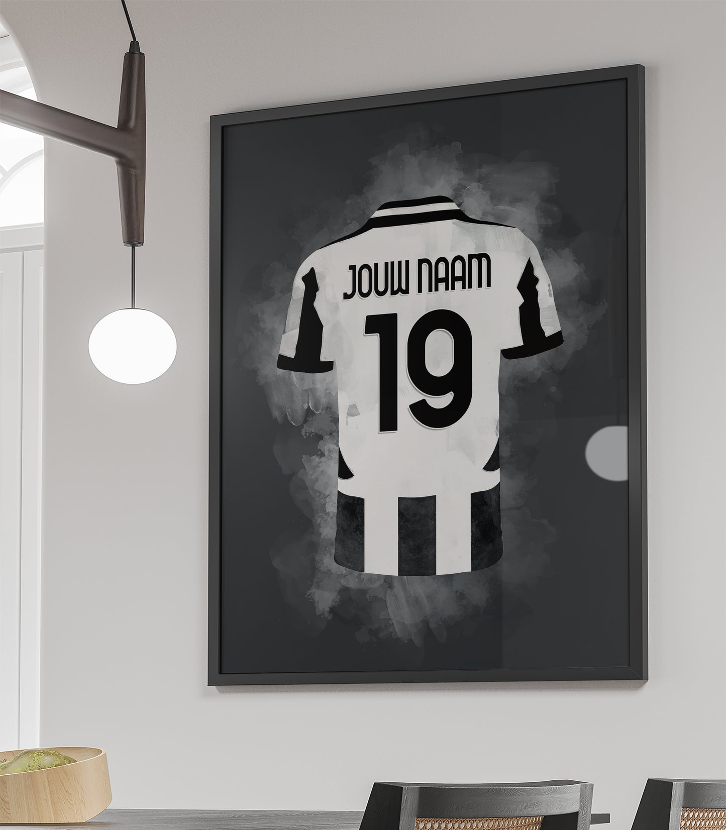 juventus fc voetbalposter met eigen naam