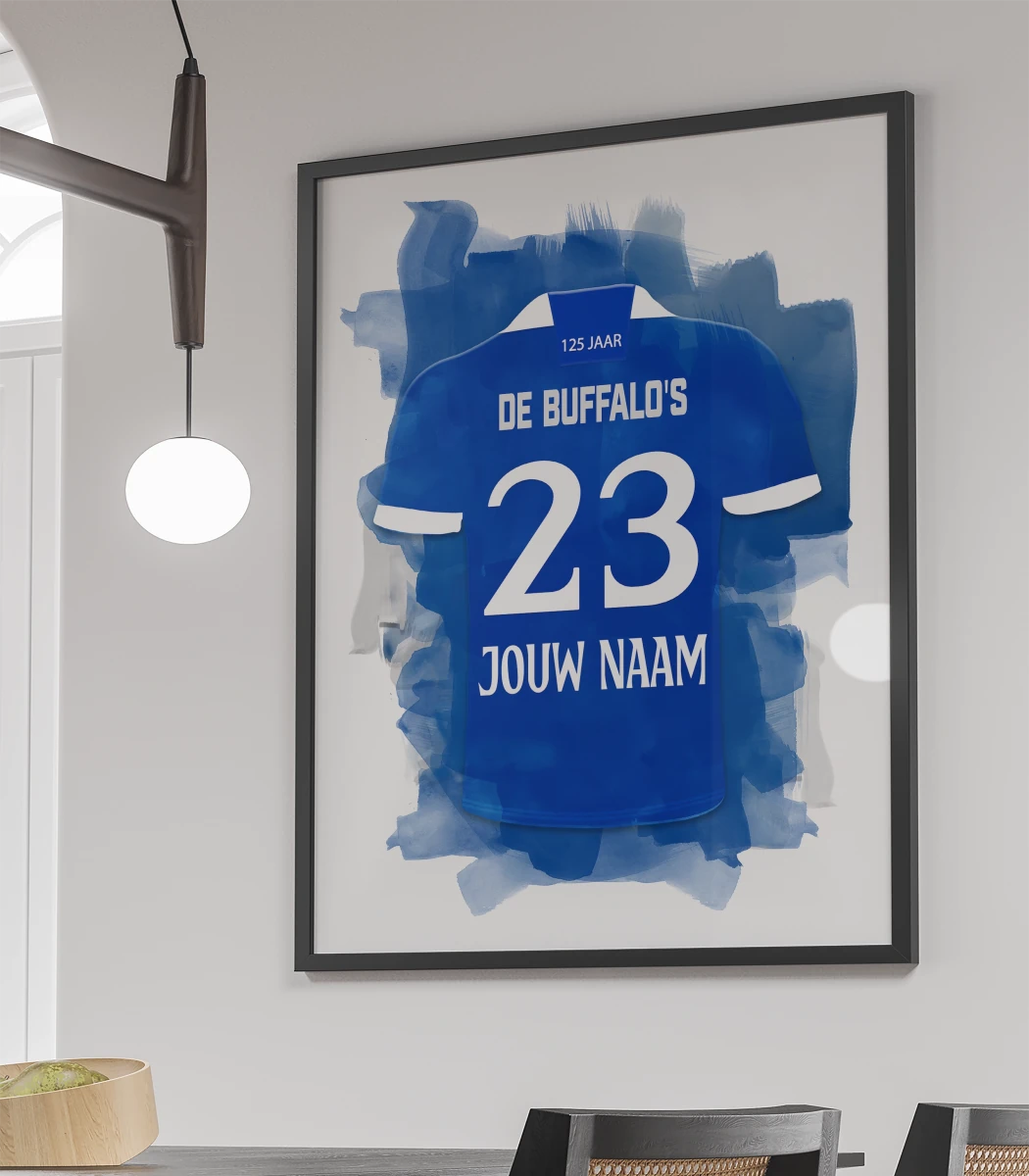KAA Gent Voetbal Poster Met Personalisatie Verjaardag Cadeau