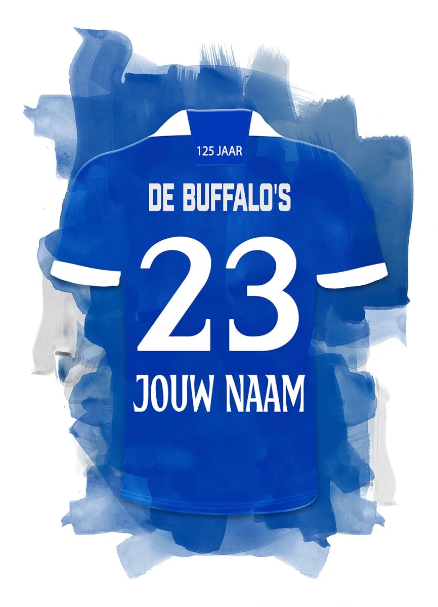 KAA Gent Voetbal Poster Met Eigen Naam Muurdecoratie Jongenskamer