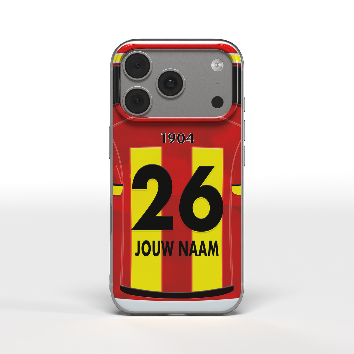 KV Mechelen Telefoonhoesje Gepersonaliseerd Voetbal Cadeau
