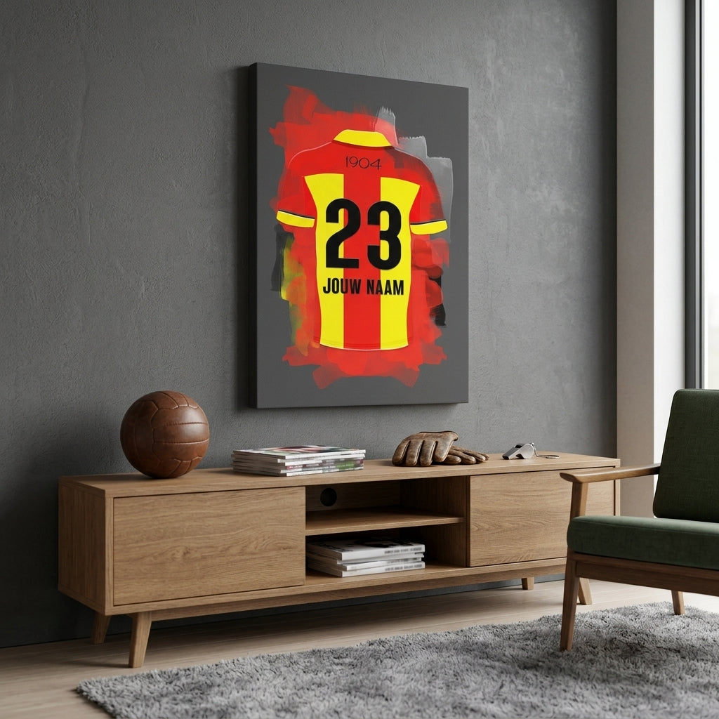 KV Mechelen Voetbal Canvas Muurdecoratie Jongenskamer Bestellen
