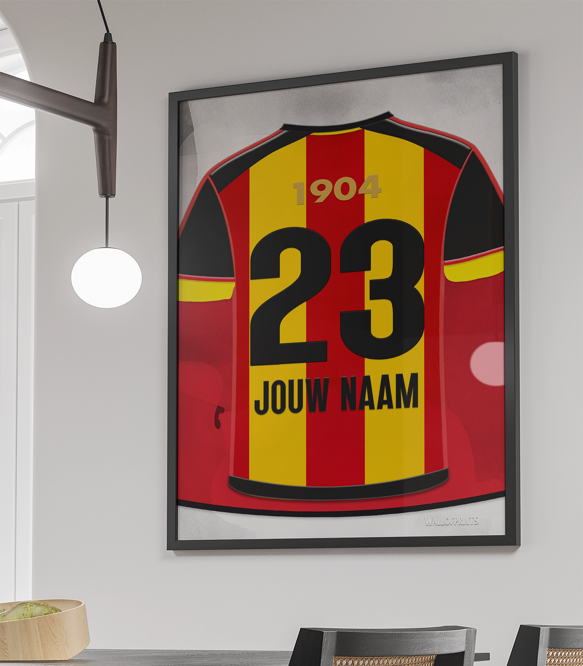 KV Mechelen Wanddecoratie Poster Met Lijst Verjaardag Cadeau