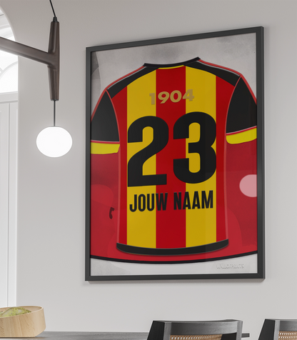 KV Mechelen Wanddecoratie Poster Met Lijst Verjaardag Cadeau
