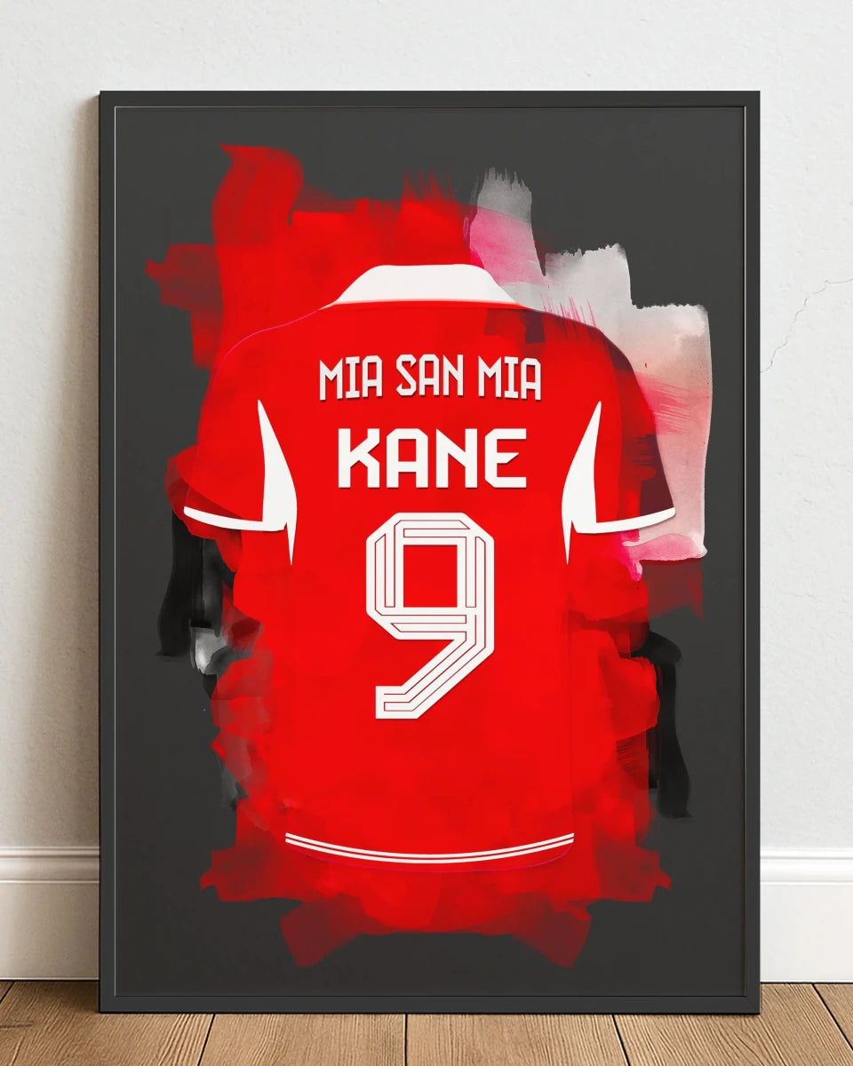 Harry Kane Voetbal Poster Bayern Munchen