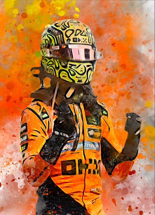 Poster Lando Norris Formule 1
