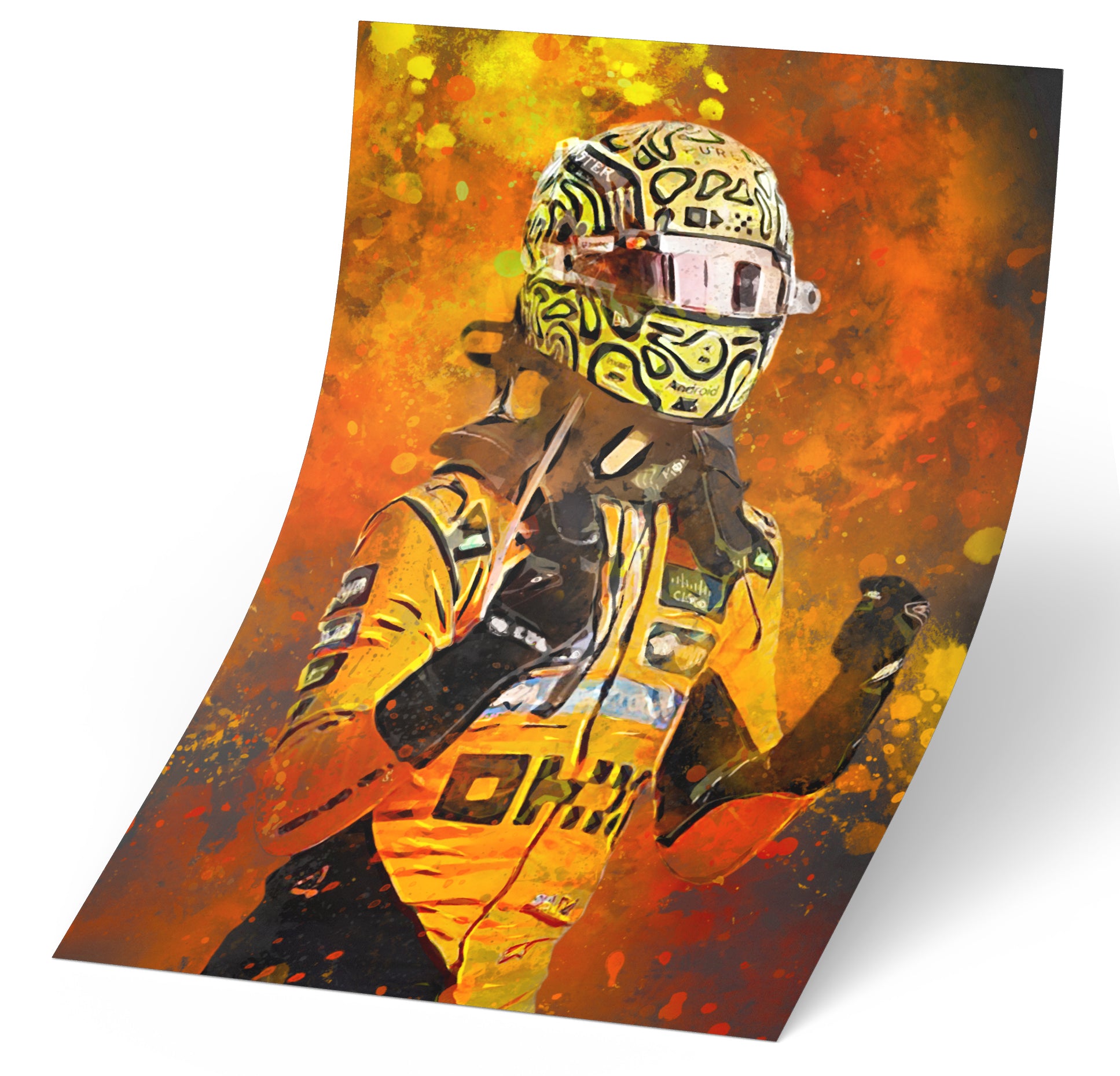 HD Poster Lando Norris Formule 1