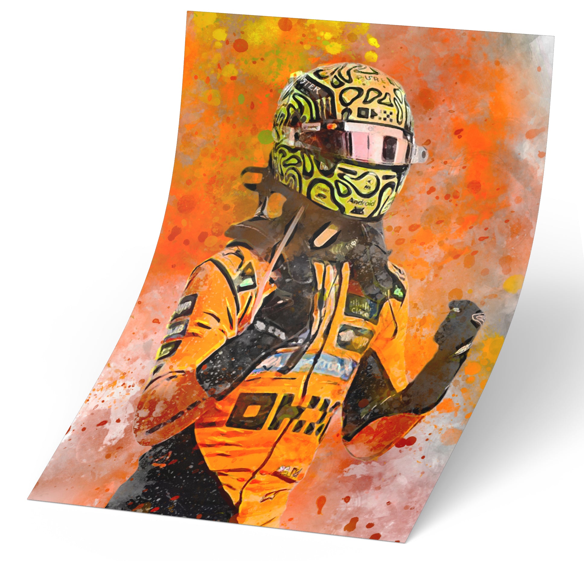 HD poster Lando Norris Formule 1