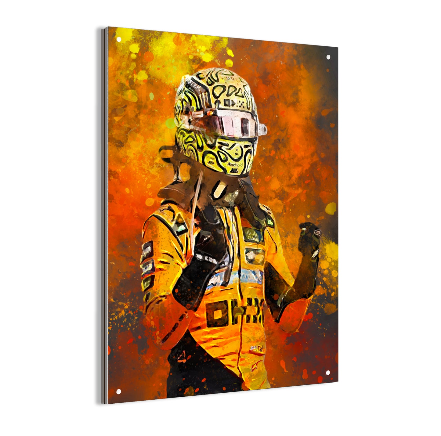 Aluminium Dibond Lando Norris F1