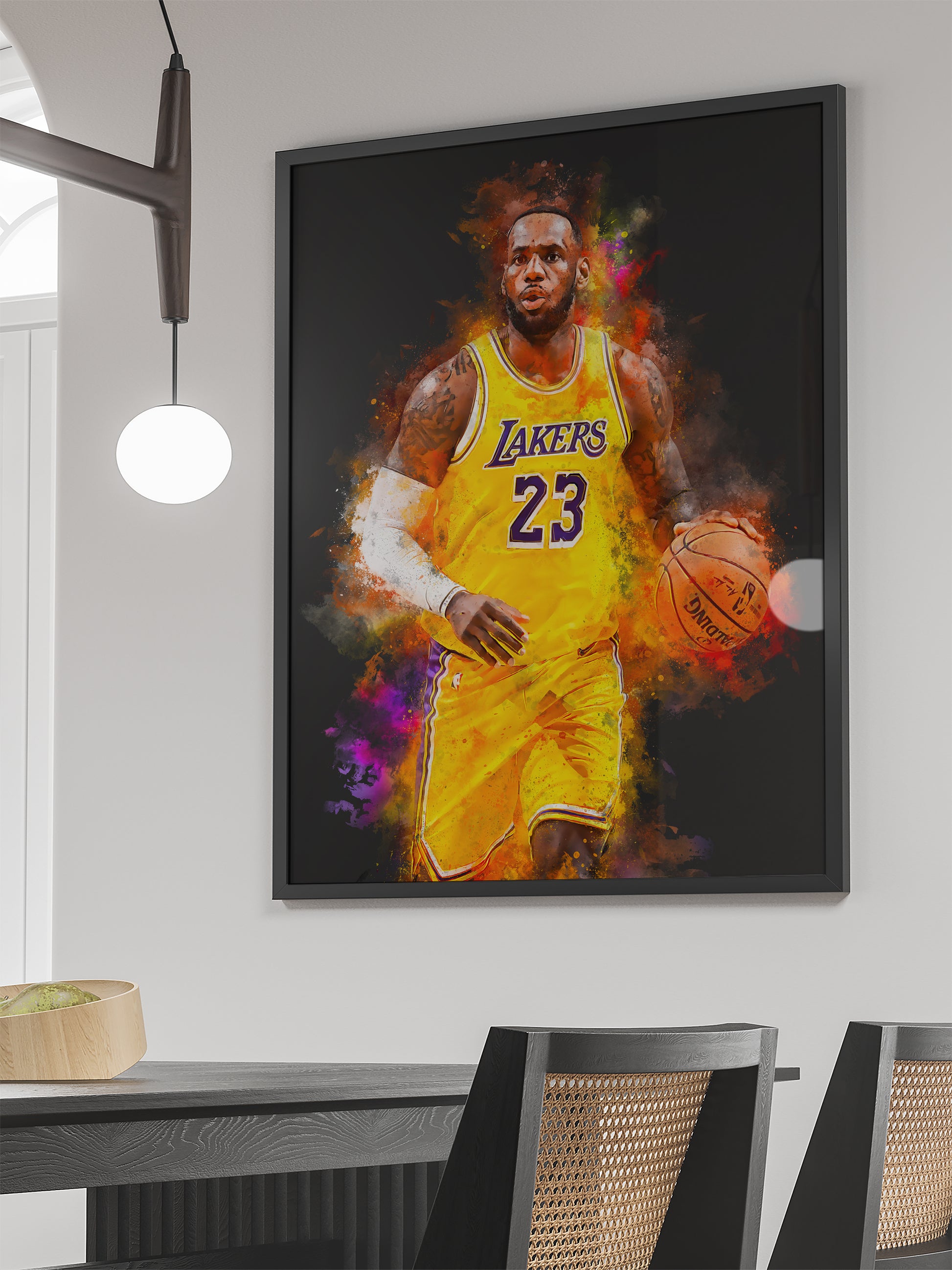 Lebron James basketbal poster