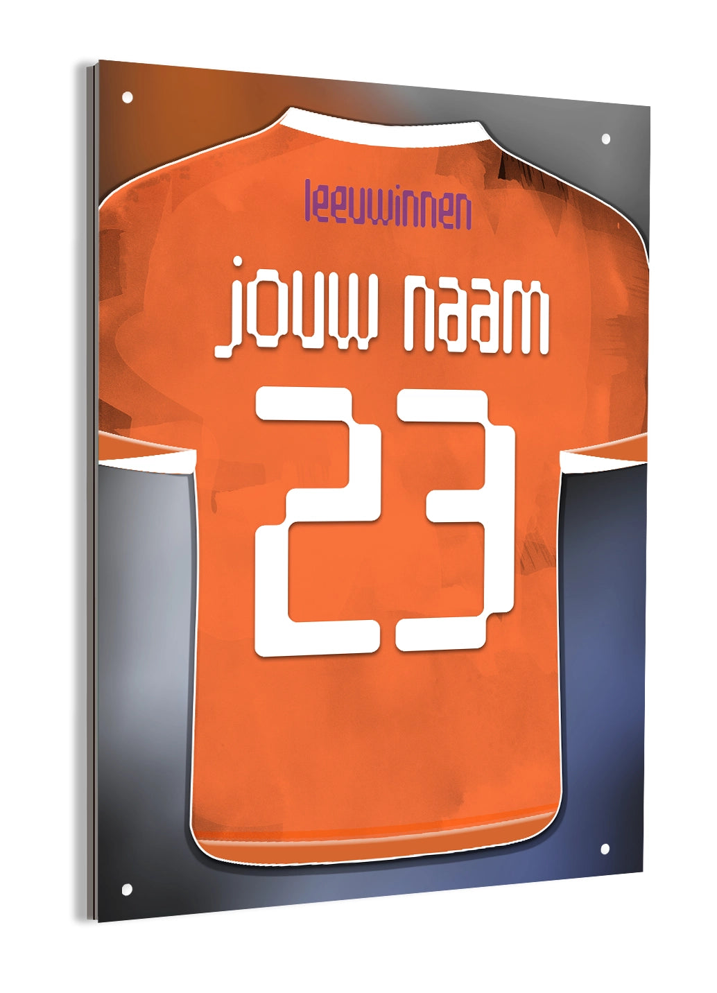 Oranje Leeuwinnen aluminium dibond