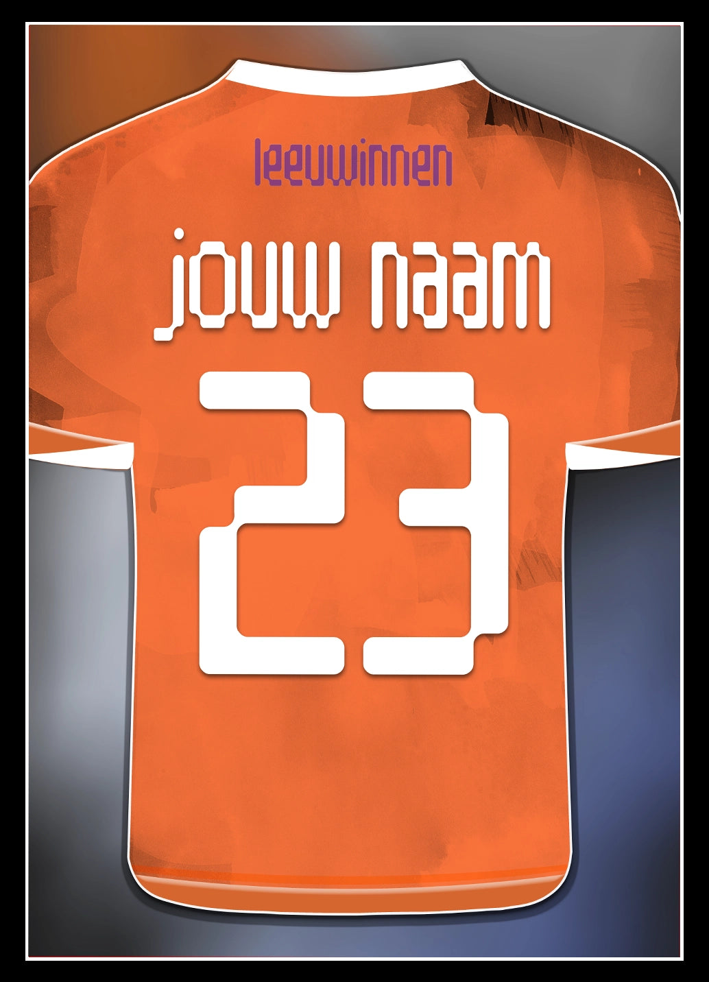 Oranje Leeuwinnen ingelijste poster