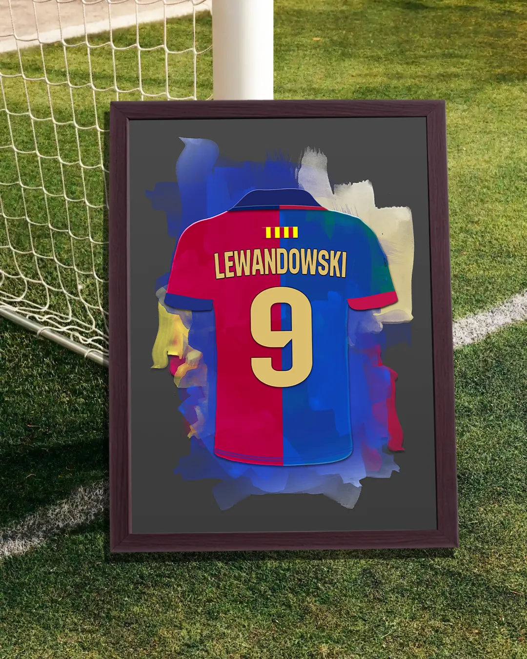 Lewandowski Ingelijste Poster Cadeau