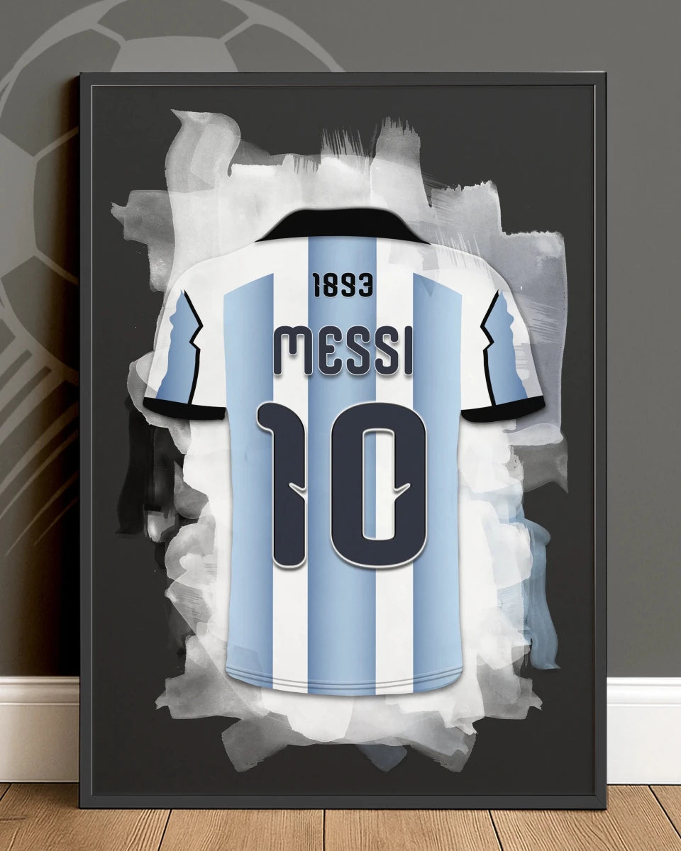 Lionel Messi Argentinie Voetbal Poster