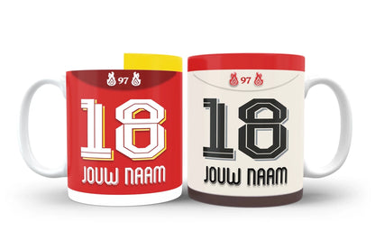 Liverpool FC Voetbal Mok Met Personalisatie Bestellen