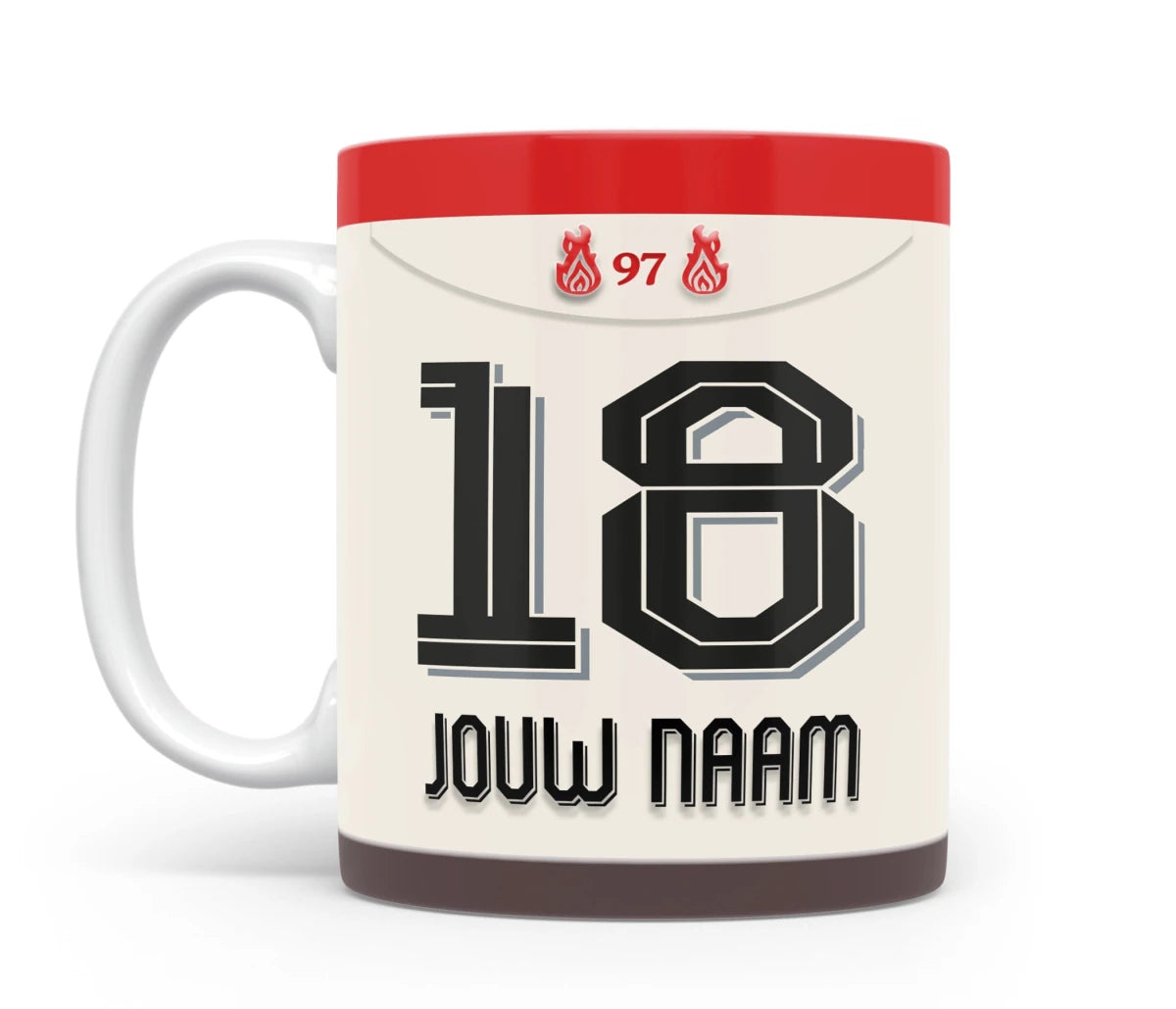 Liverpool FC Voetbal Mok Met Eigen Naam Kopen Verjaardag Cadeau