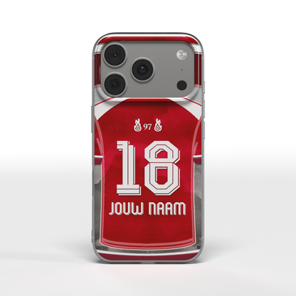 Liverpool FC Telefoonhoesje Gepersonaliseerd Voetbal Cadeau