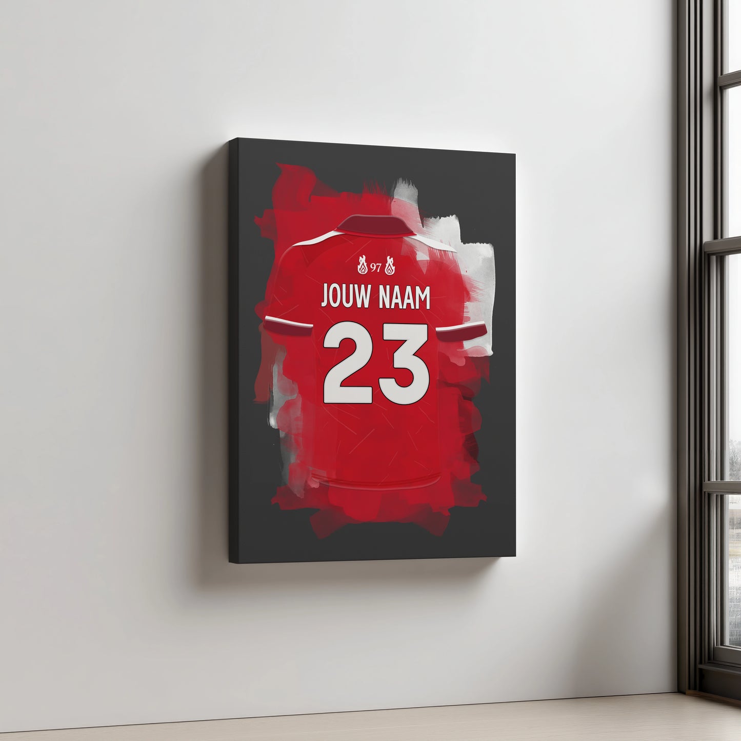 Liverpool FC Aluminium Dibond Wanddecoratie Mancave Man Voetbalfan