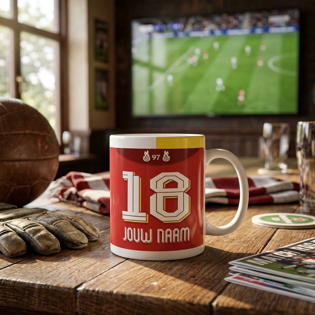 Liverpool Mok Gepersonaliseerd Voetbal Cadeau Bestellen