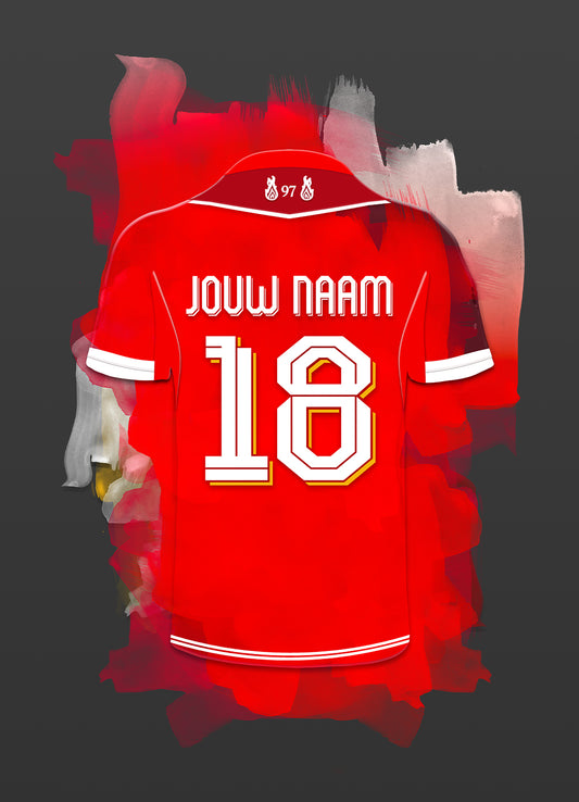 Liverpool FC poster met naam kopen