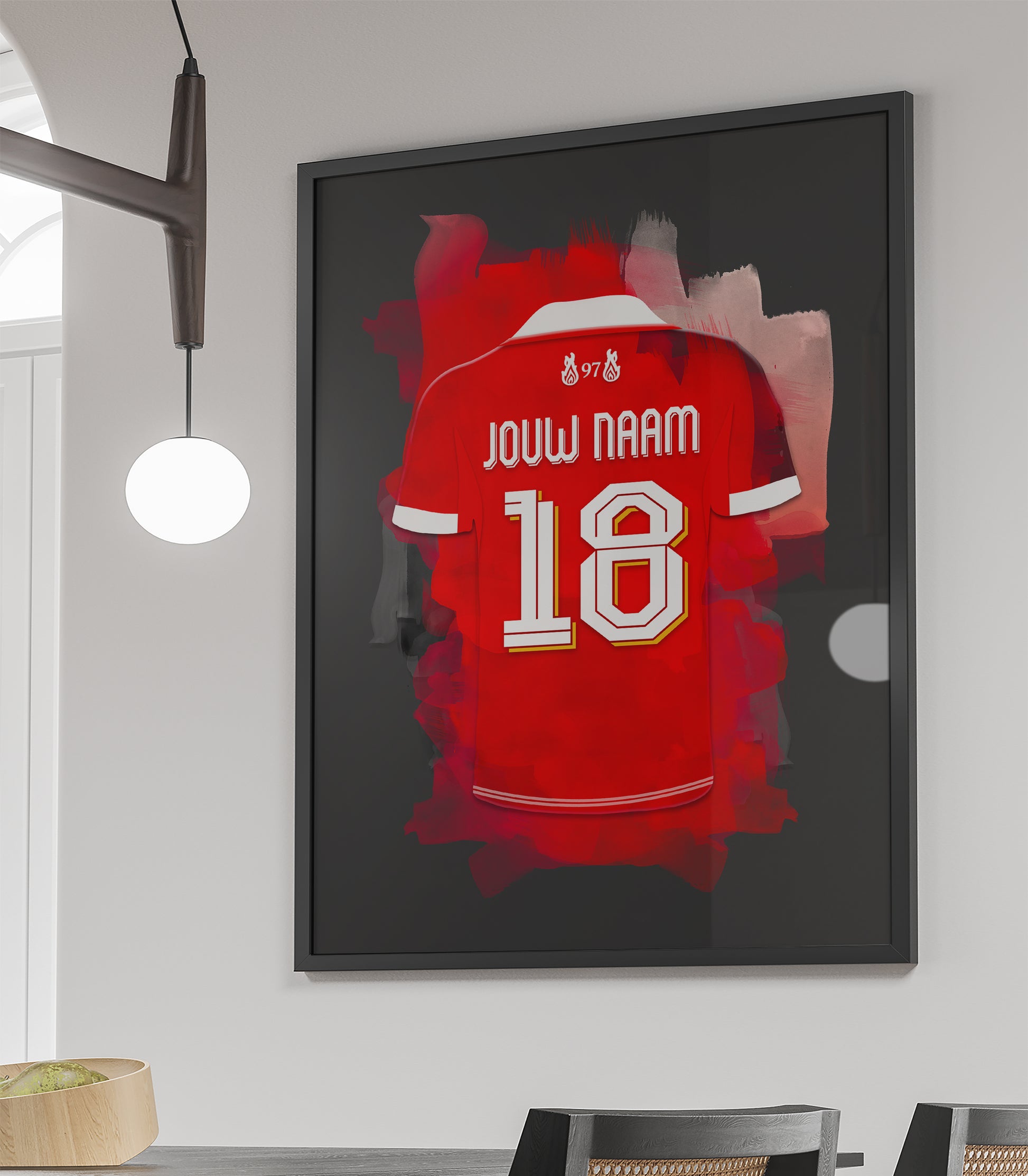 Liverpool FC wanddecoratie - Ingelijste poster - Voetbal fan cadeau