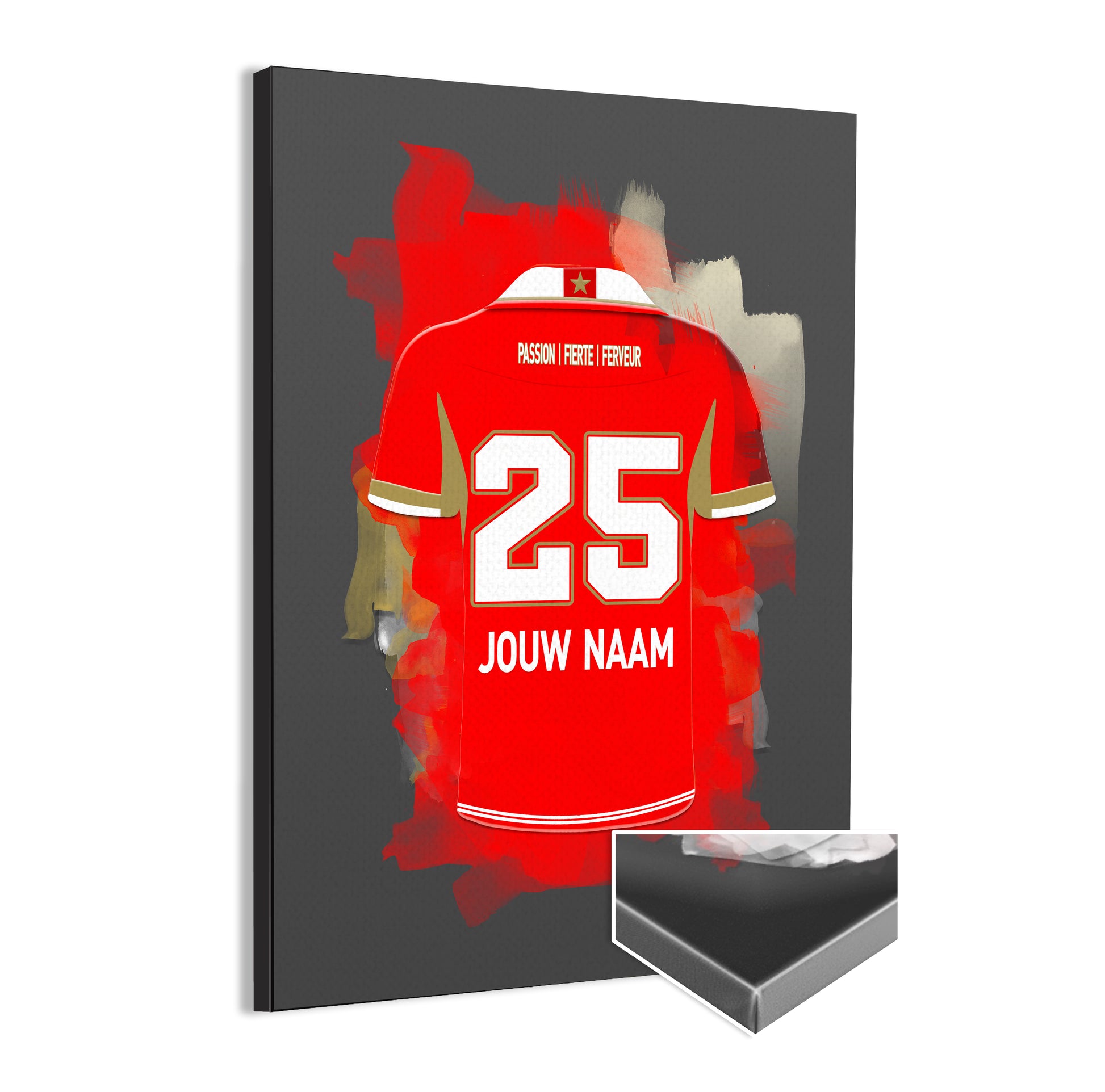 Standard Luik - Standard de Liège wanddecoratie - Canvas poster - Voetbal fan cadeau