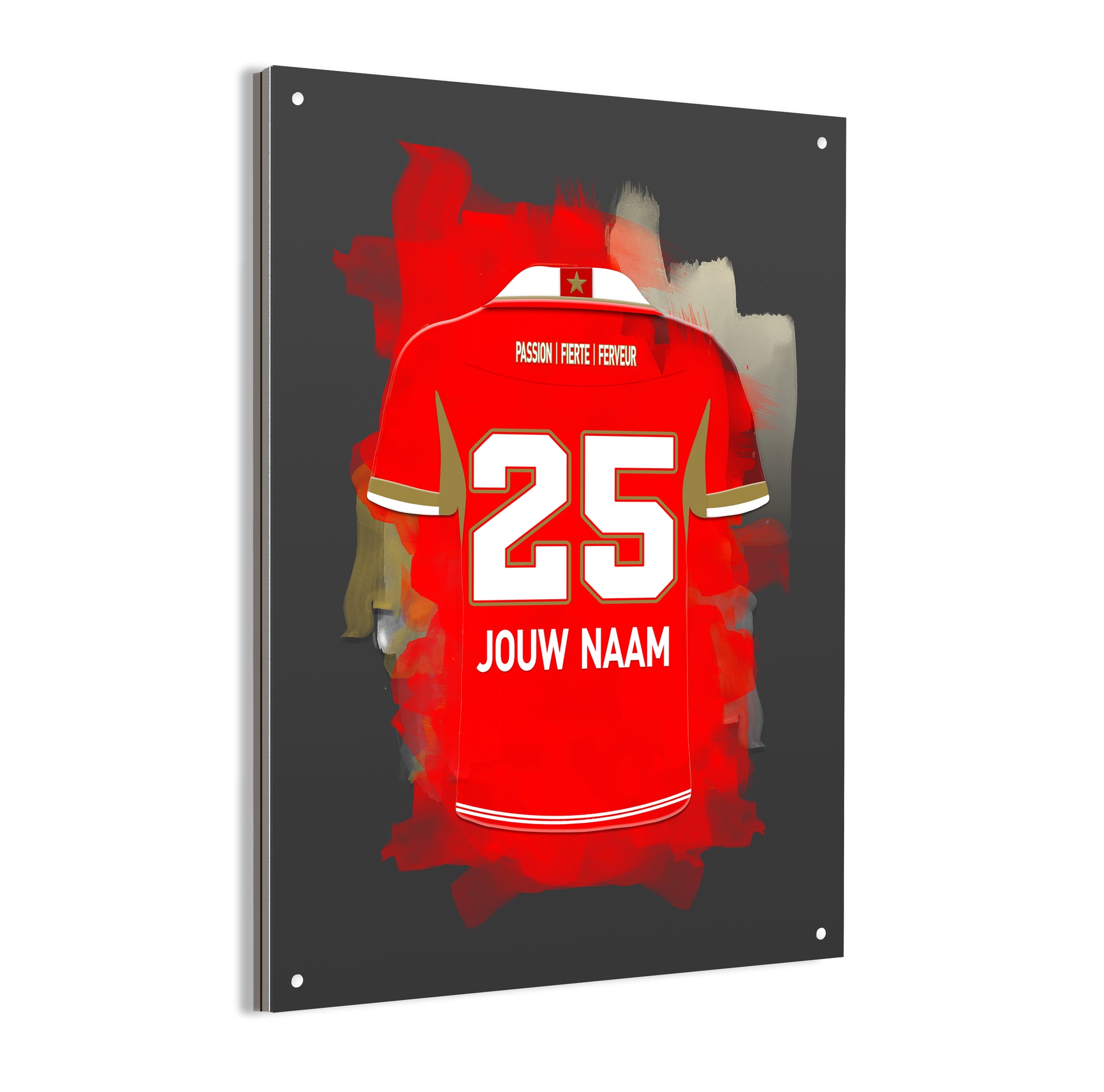 Standard Luik - Standard de Liège wanddecoratie - Dibond poster - Voetbal fan cadeau