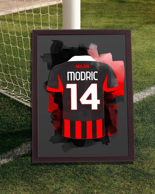 Luka Modric Poster AC Milan Cadeau Jongenskamer