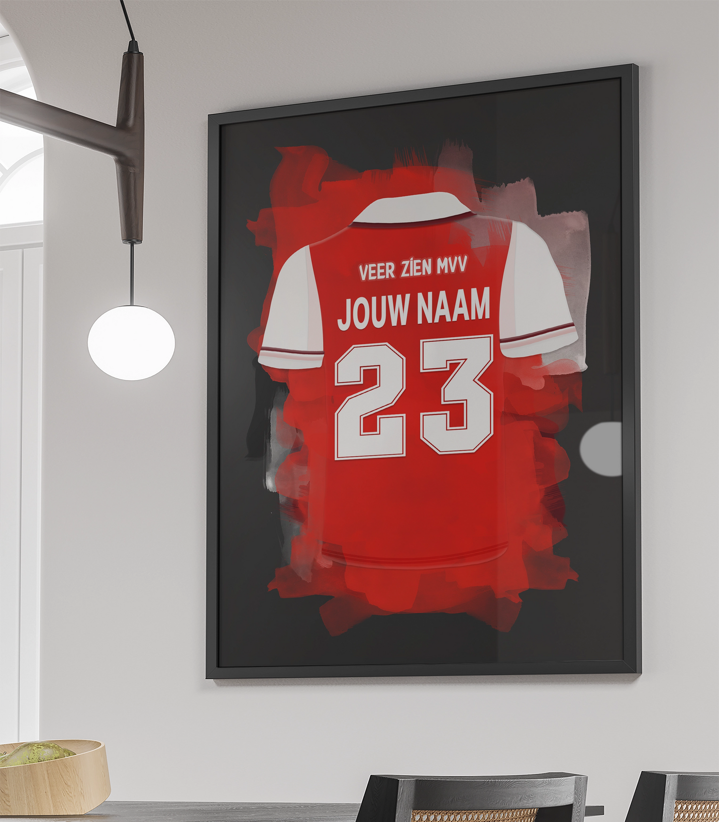 MVV Maastricht Voetbal Poster Met Naam Verjaardag Cadeau