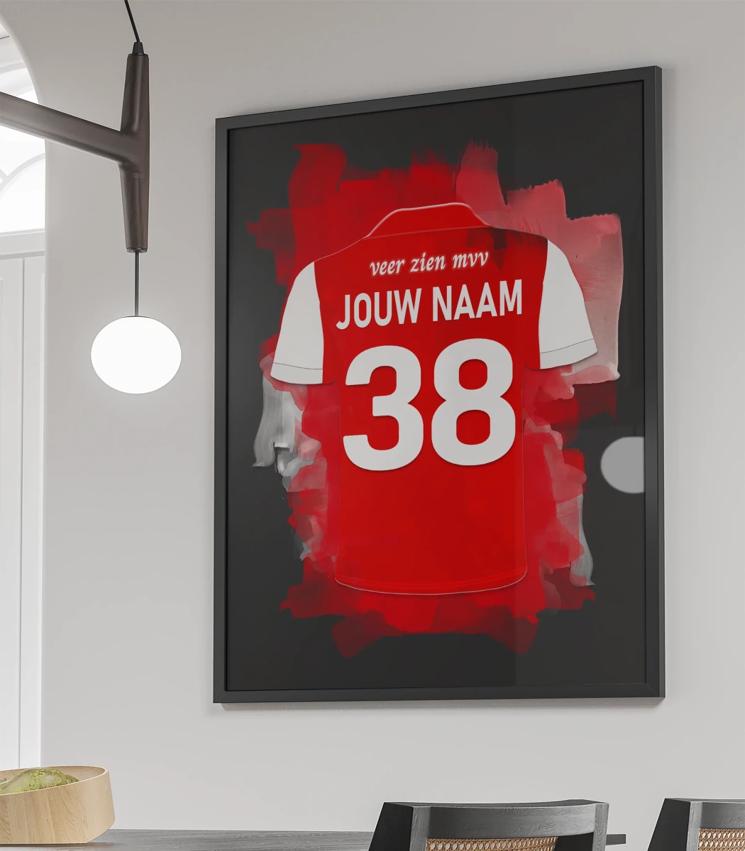 MVV Maastricht Gepersonaliseerde Voetbal Poster Jongenskamer