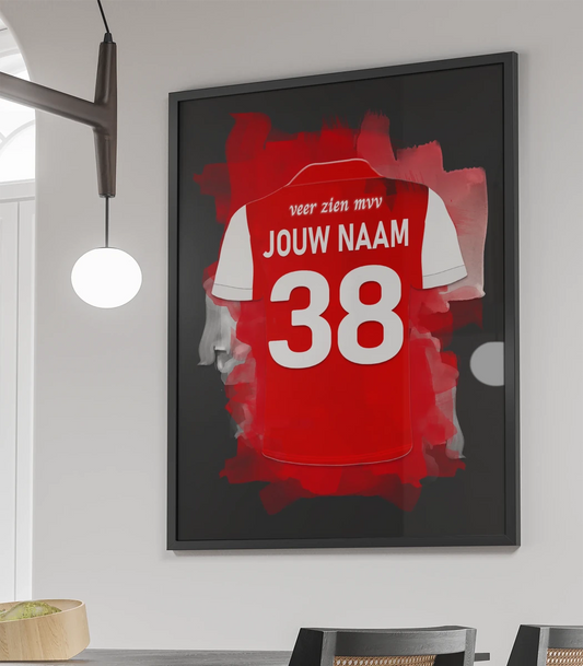 MVV Maastricht Gepersonaliseerde Voetbal Poster Jongenskamer