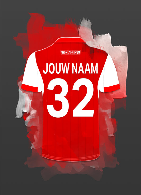 MVV Maastricht wanddecoratie - Losse poster - Voetbal fan cadeau